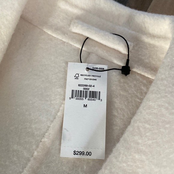 BANANA REPUBLIC Unlined Double-Faced Jacket in White - Picture 9 of 15